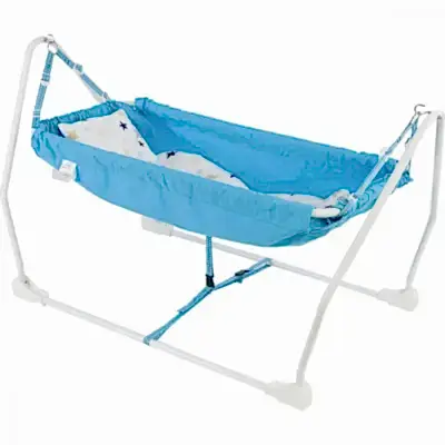 Holmen Marmaris Katlanabilir Hamak Beşik Mavi