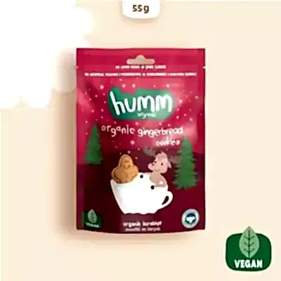 Humm Organic Tarçınlı ve Zencefilli Kurabiye 55 gr