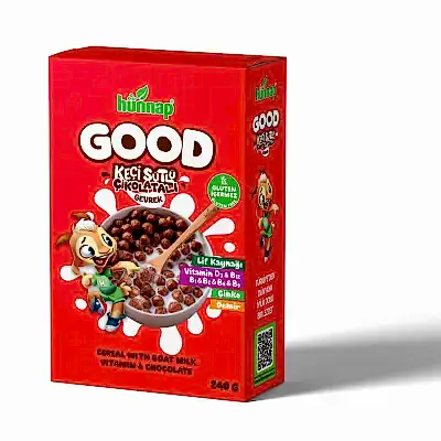 Hünnap Good Keçi Sütlü Çikolatalı Gevrek 240 gr