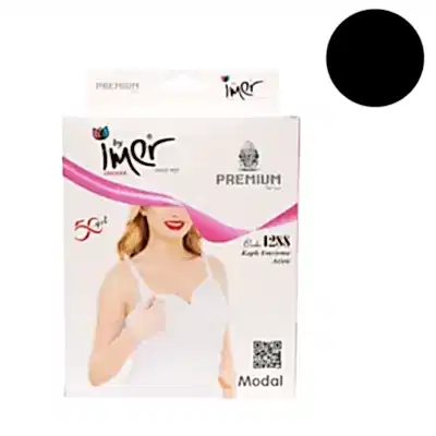 İmer Emzirme Kaplı Atlet Siyah 85B