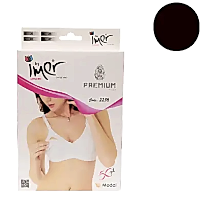 İmer Emzirme Sütyen Modal Siyah X100