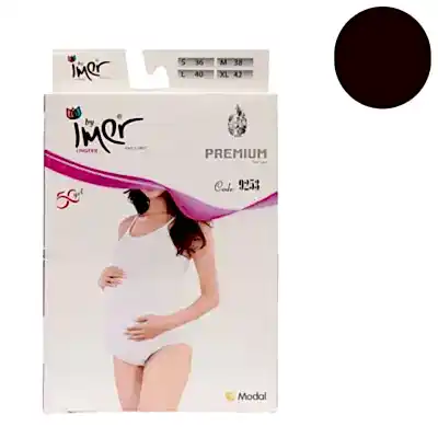 İmer Hamile Çıtçıtlı Body Siyah 2/M