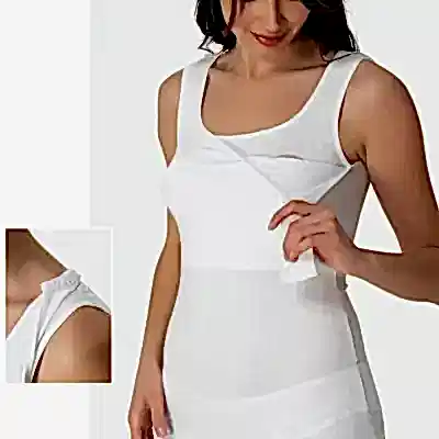 İmer Kalın Emzirme Atleti White 3/L