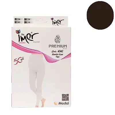 İmer Uzun Hamile Taytı Siyah 5/Xxl