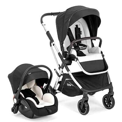 Kanz N-Go Çift Yönlü Tek Elle Katlanabilen  Travel Sistem Bebek Arabası Siyah