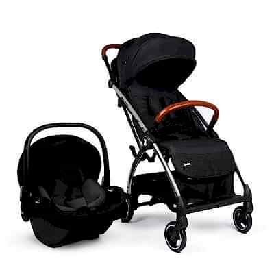 Kanz Xflip Tek Elle Kapanabilir Kompakt Travel Sistem Bebek Arabası Deeply Black