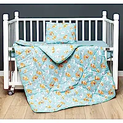 Kidboo Bebek Nevresim Seti Kedi 3 Parça Çantalı 100X150