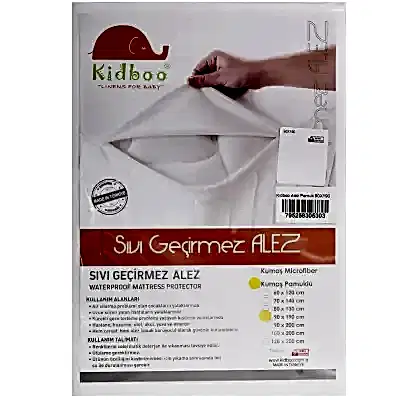 Kidboo Su Geçirmez Kaydırmaz Alez Pamuk 90X190