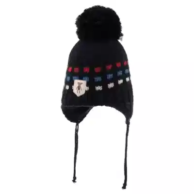 Kitti Erkek Bebek Bere Kulaklı Lacivert