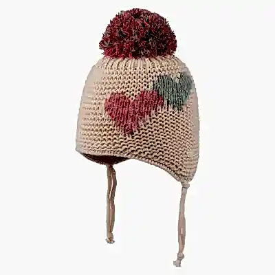 Kitti Kız Bebek Bere Kulaklı Pudra