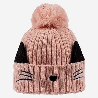 Kitti Kız Bebek Bere Kulaklı Somon