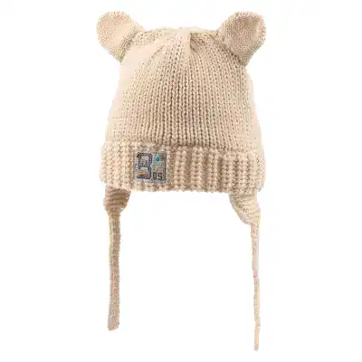 Kitti Unisex Bebek Bere Kulaklı Krem