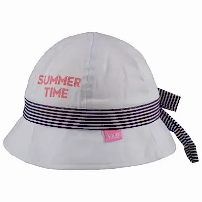 Kitti Unisex Şapka Maksi 1-3 Yaş Beyaz