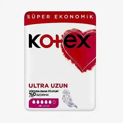 Kotex Ultra Quadro Uzun 18'li
