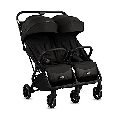 Kraft Duplo Tek Elle Katlanabilir İkiz Bebek Arabası Black