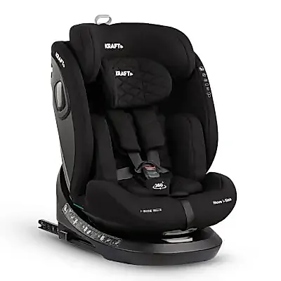 Kraft Move I-Size 360°Dönebilen İsofixli Oto Koltuğu 0-36 Kg Black