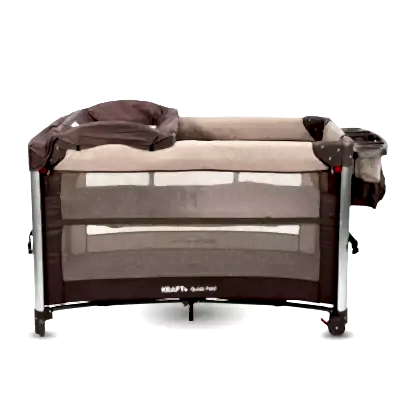 Kraft Quick Fold Anne Yanı Oyun Parkı 70x110 cm Brown