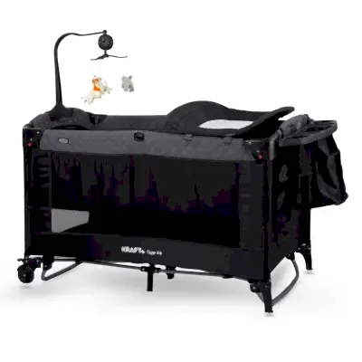 Kraft Tiger Pr Anne Yanı Oyun Parkı 70x120 cm Dark Grey