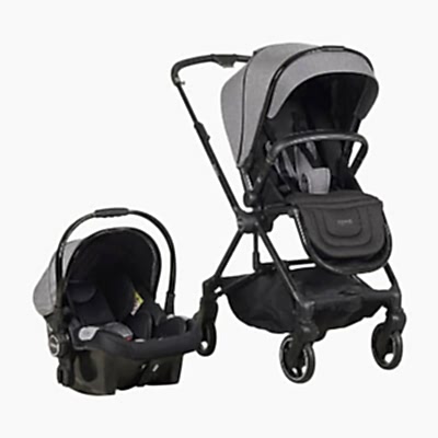 Prego Mios Premium Travel Sistem Çift Yönlü Kompakt Katlanabilir Bebek Arabası Gri 2099