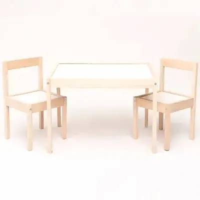 Kukka Ahşap Masa Sandalye Seti