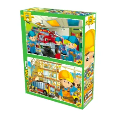 Laço Kids Çalışkan İşçiler Puzzle 2in1