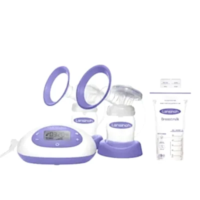 Lansinoh Çiftli Elektrikli Göğüs Pompası+ Süt Saklama Poşeti 50li