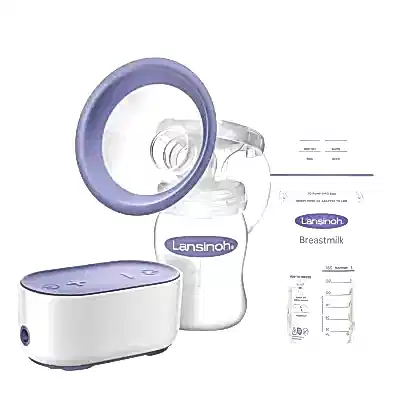 Lansinoh Kompakt Tekli Elektrikli Göğüs Pompası+ Süt Saklama Poşeti 50li