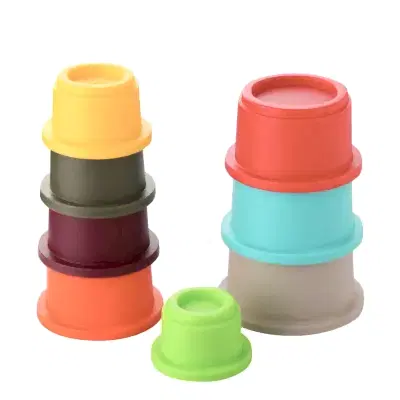 LC Eğitici Renkli Yuvarlak Kaplar