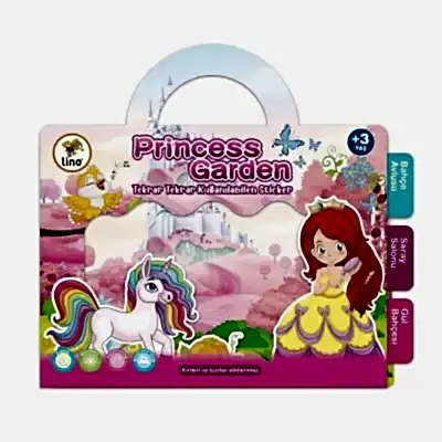 Lino Tekrar Tekrar Kullanılabilen Stıcker Prıncess Garden