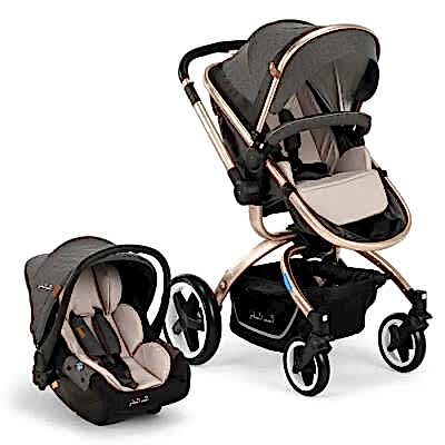 Pierre Cardin Legend Çift Yönlü Travel Sistem- Seyahat Sistem Bebek Arabası Füme