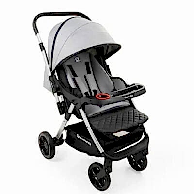 Mamma Mia Double Way Çift Yönlü Bebek Arabası Gri