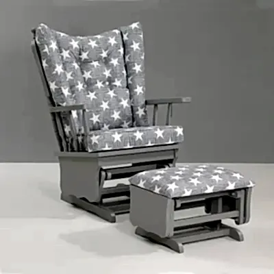 Meltem Kids Emzirme Koltuğu- Markizi Gri-Gri Yıldızlı