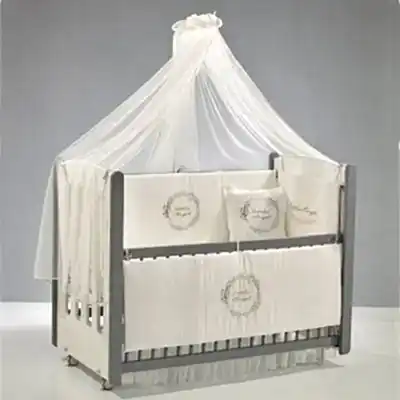 Meltem Kids Mia Beşik 60X120 Gri-Angel