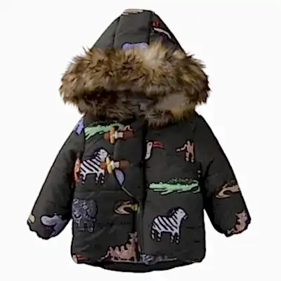 Midimod Erkek Bebek Kabanı Haki