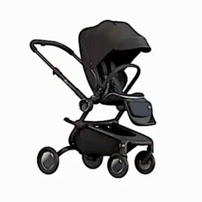 Mima Creo Çift Yönlü Kompakt Katlanabilir Bebek Arabası Black