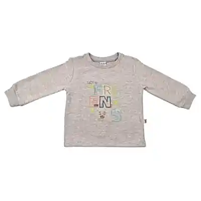 Mini Damla Çocuk Sweatshirt Friend Gri