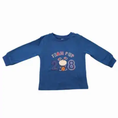 Mini Damla Çocuk Sweatshirt Köpek İndigo