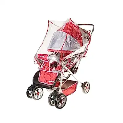 Mini Damla Puset Yağmurluğu Ftalatsız Kırmızı