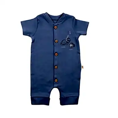 Mini Damla Tulum Kısa Balıklı İndigo