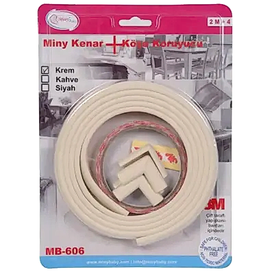 Miny Baby Kenar - Köşe Koruyucu Seti Krem