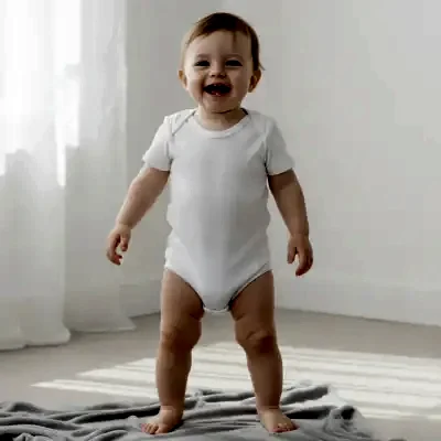 Mixi Baby %100 Pamuklu Çıtçıtlı Bebek Body Kısa Kol