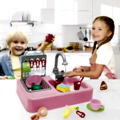 Modern Pilli Lavabo Pembe