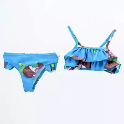 Moi Noi Bebek Bikinisi Desenli Mavi