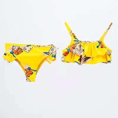 Moi Noi Bebek Bikinisi Desenli Sarı