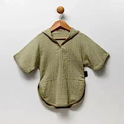 Moi Noi Bebek Panço Müslin Haki