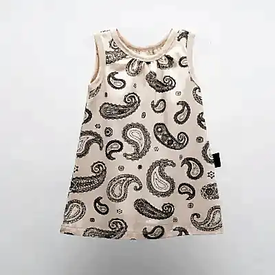 Moi Noi Elbise Desenli Bej