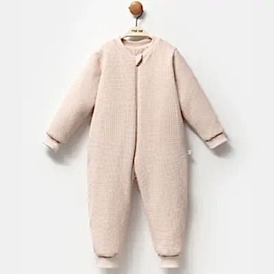 Moi Noi Uyku Tulumu Çoraplı 2,5 Tog Waffle Bej