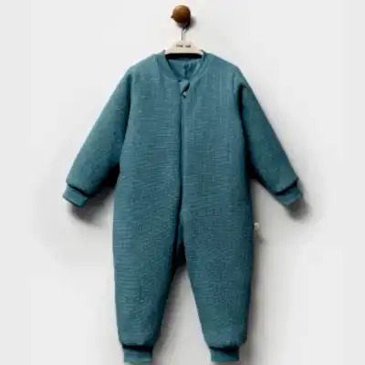 Moi Noi Uyku Tulumu Çoraplı 2,5 Tog Waffle Petrol