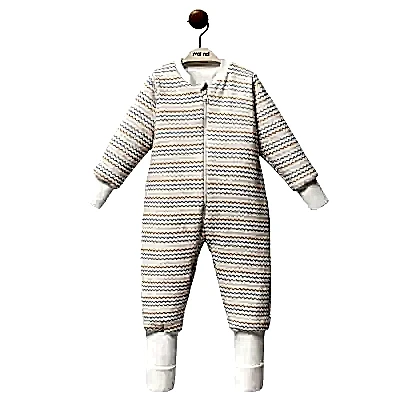 Moi Noi Uyku Tulumu Çoraplı 2,5 Tog Zigzag Desenli