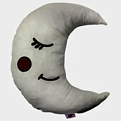 Momishop Bebek Dekoratif Yastık Ay Krem